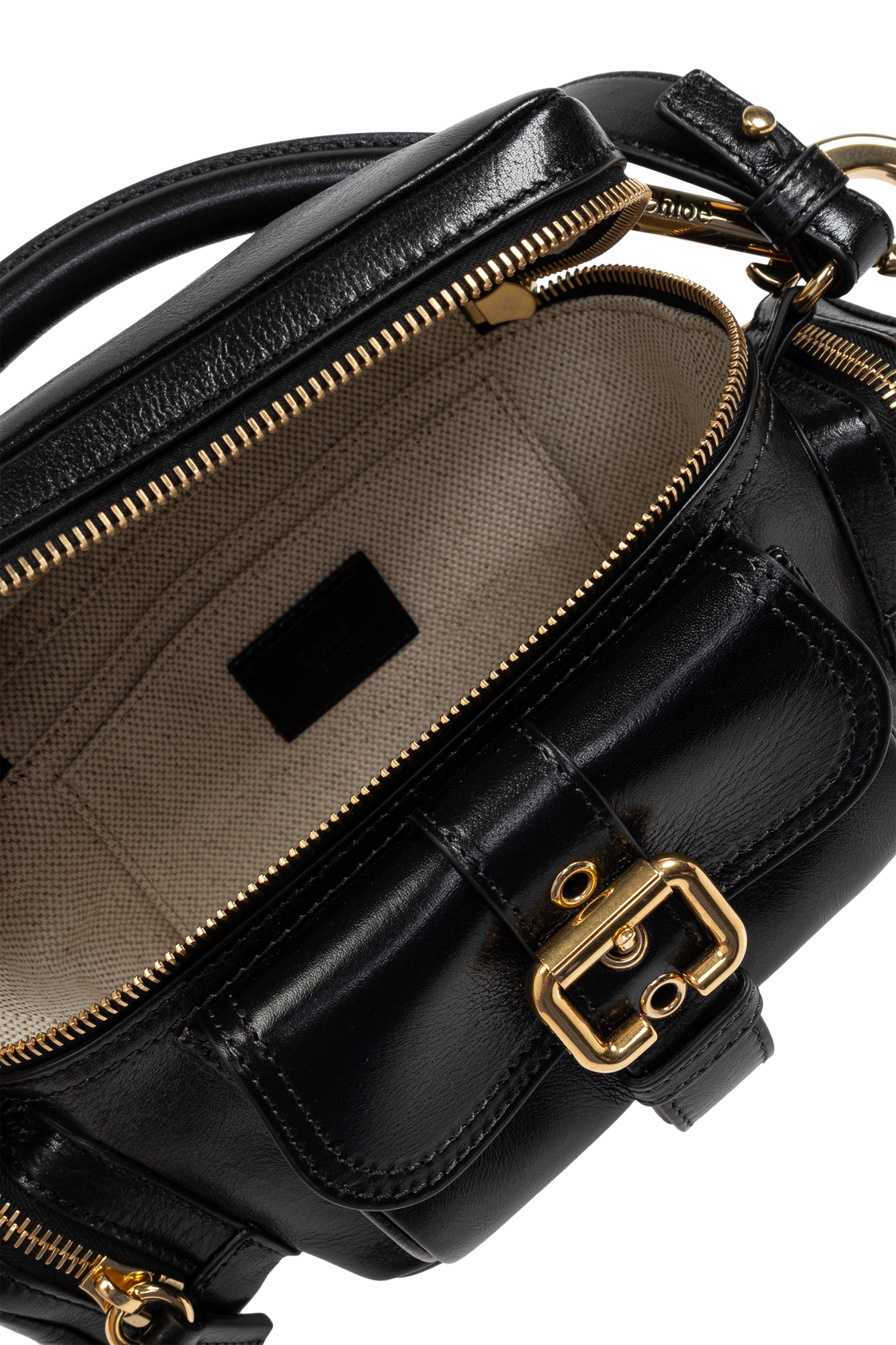 ショルダーバッグ・ポシェット CHLOE Women Shoulder Bags 8030848 CHC24AS533N83 001 Black CHLOÉ Camera leather shoulder bag | NET-A-PORTER